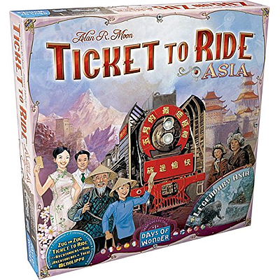 TICKET TO RIDE: ASIA MAP COLLECTION 1 EN (铁路环游：亚洲篇 英文版)