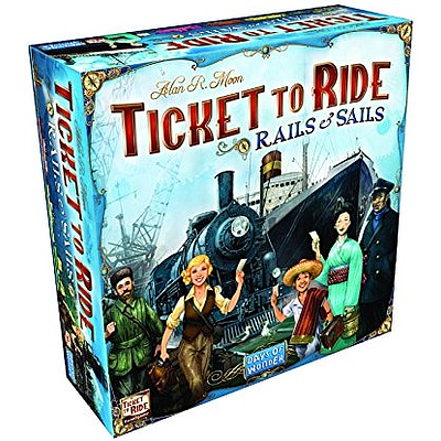 TICKET TO RIDE: RAILS & SAILS (铁路环游：海陆篇 英文版)