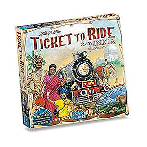 TICKET TO RIDE MAP COLLECTION: VOLUME 2 INDIA & SWITZERLAND EN (铁路环游地图集：第二卷 印度与瑞士 英文版)