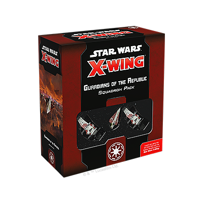 STAR WARS X-WING 2ND EDITION WAVE 3 GUARDIANS OF THE REPUBLIC SQUADRON PACK EN