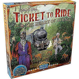 TICKET TO RIDE MAP COLLECTION: VOLUME 3 – THE HEART OF AFRICA EN (铁路环游地图合集：第3卷-非洲腹地 英文版)