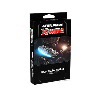 STAR WARS X-WING 2ND EDITION: NEVER TELL ME THE ODDS OBSTACLES PACK EN (星球大战X翼战机第二版：难以置信的奇怪阻碍物补充包 英文版)
