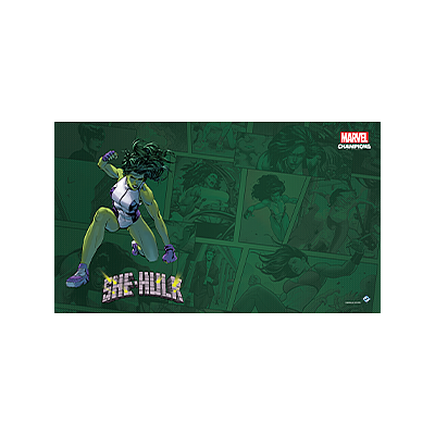 MARVEL CHAMPIONS: SHE-HULK GAME MAT (漫威群英传：女绿巨人游戏垫)