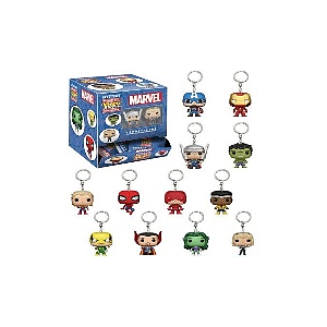 FUNKO POP KEYCHAIN BLIND BAG：24PC PDQ MARVEL (FUNKO钥匙扣盲袋：漫威系列)