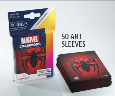 MARVEL ART SLEEVES SPIDER-MAN SHEET 66 X 92 MM (漫威蜘蛛侠牌套 66 X 92 MM 50彩色+1透明张装)
