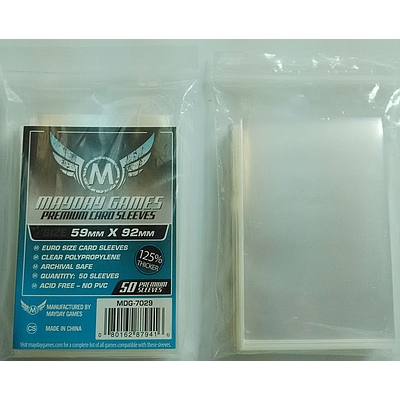 MAYDAY GAMES SLEEVES 59X92MM (牌套-59X92MM-7028)